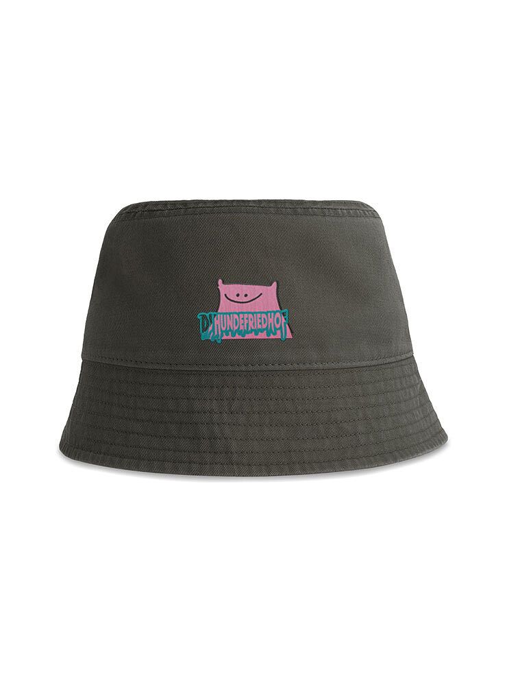 DJ Hundefriedhof Logo Bucket Hat Dark Grey