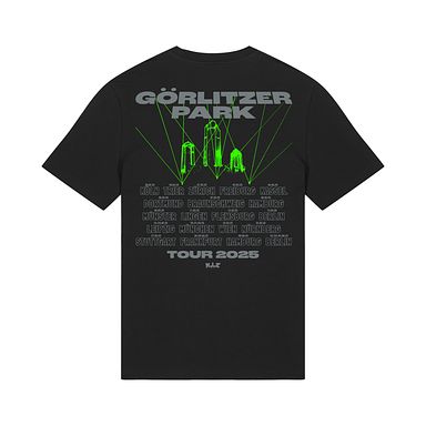 Görlitzer Park Tour 2025 Tourshirt Schwarz | K.I.Z
