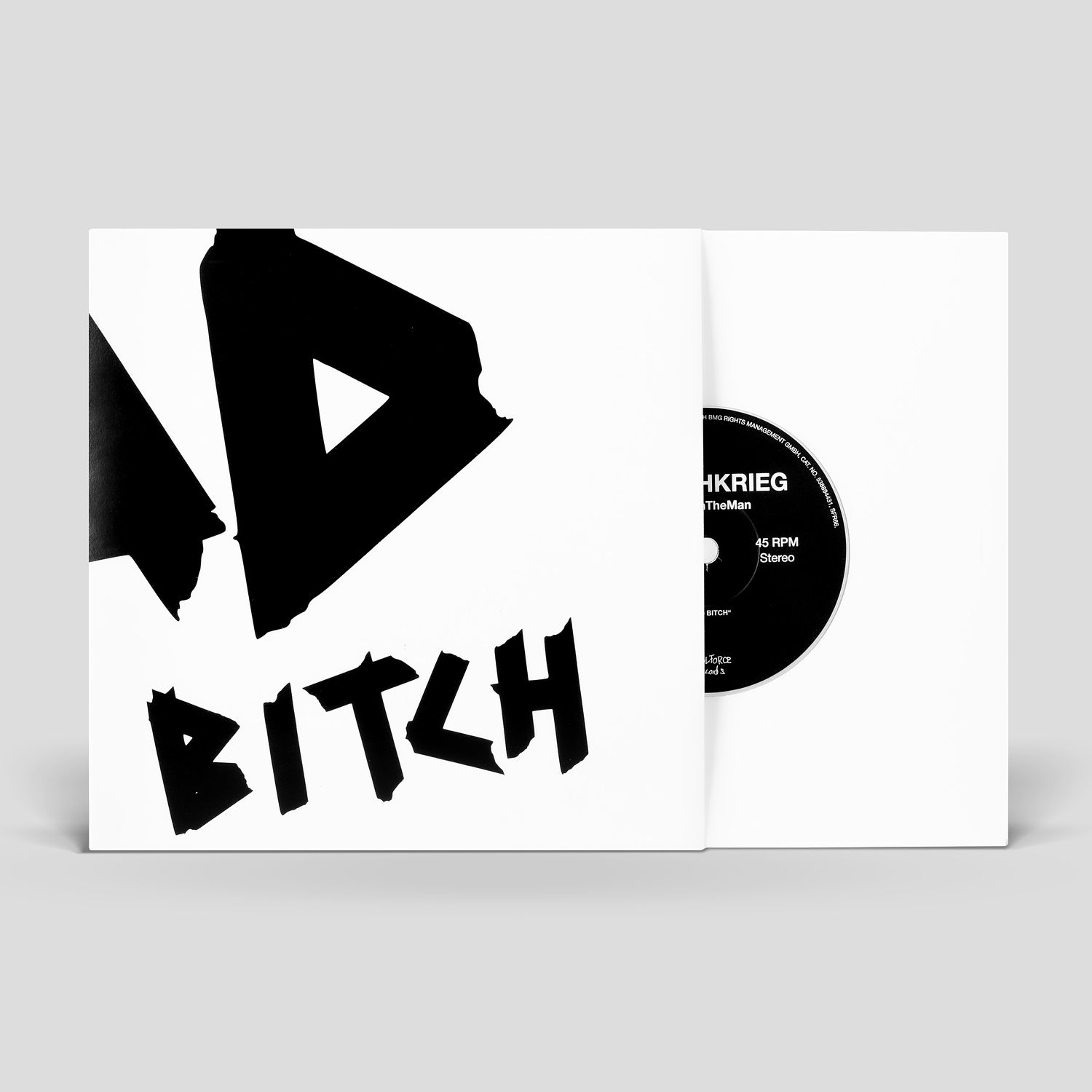 KenTheMan & KitschKrieg - 7 Vinyl Single - BAD BITCH - Clear