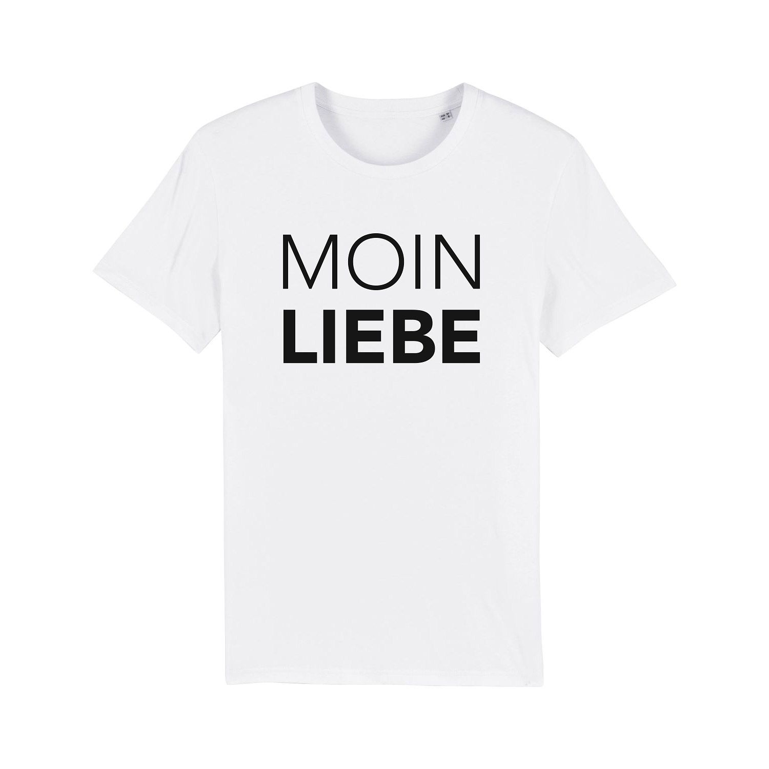 Laut Gegen Nazis T Shirt Moin Liebe Tschüss Hass Weiß 0942